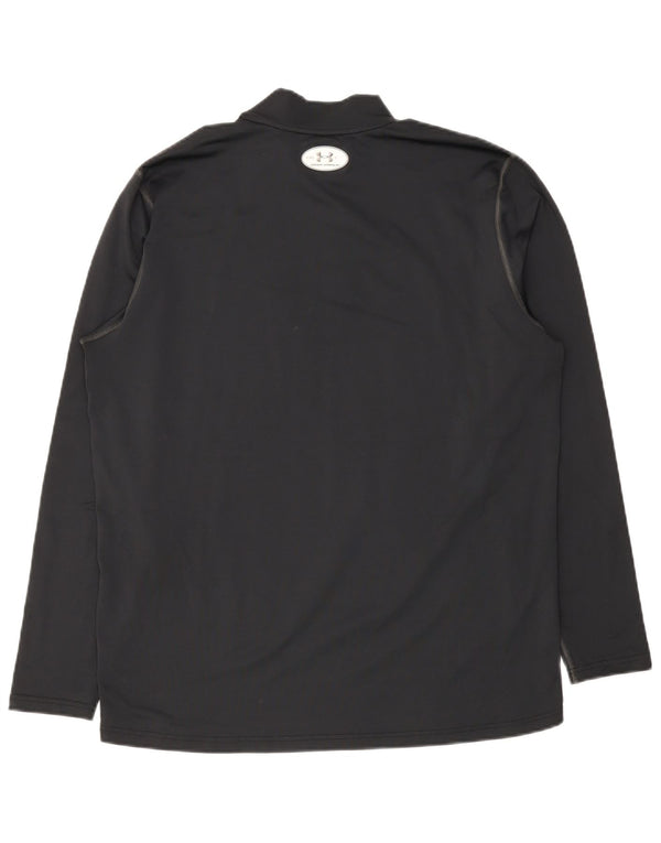 Under Armour Herre Cold Gear Top Langærmet 2XL Sort