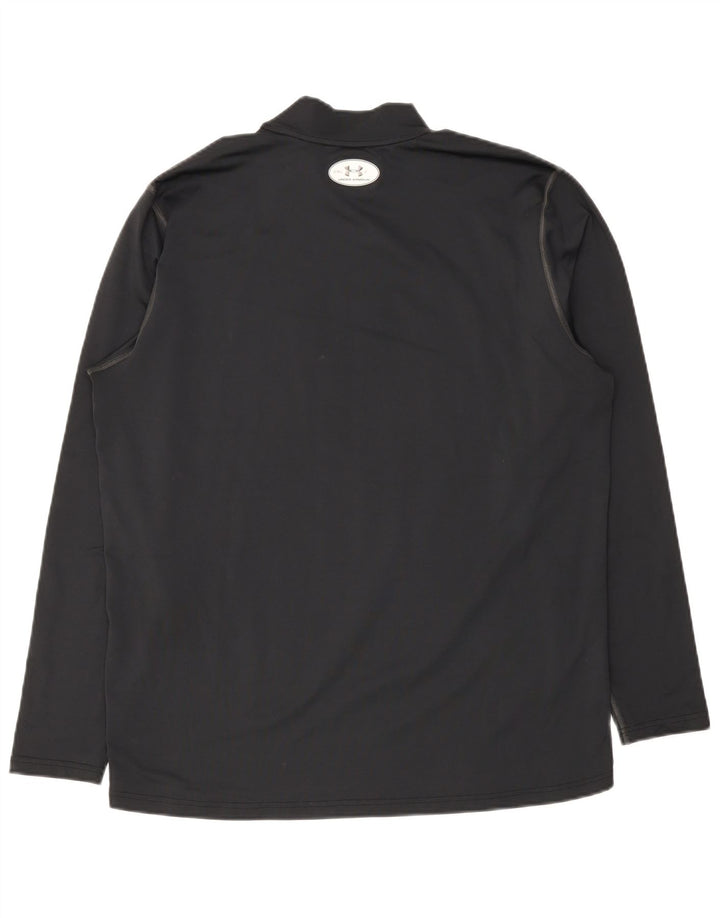 Under Armour Herre Cold Gear Top Langærmet 2XL Sort