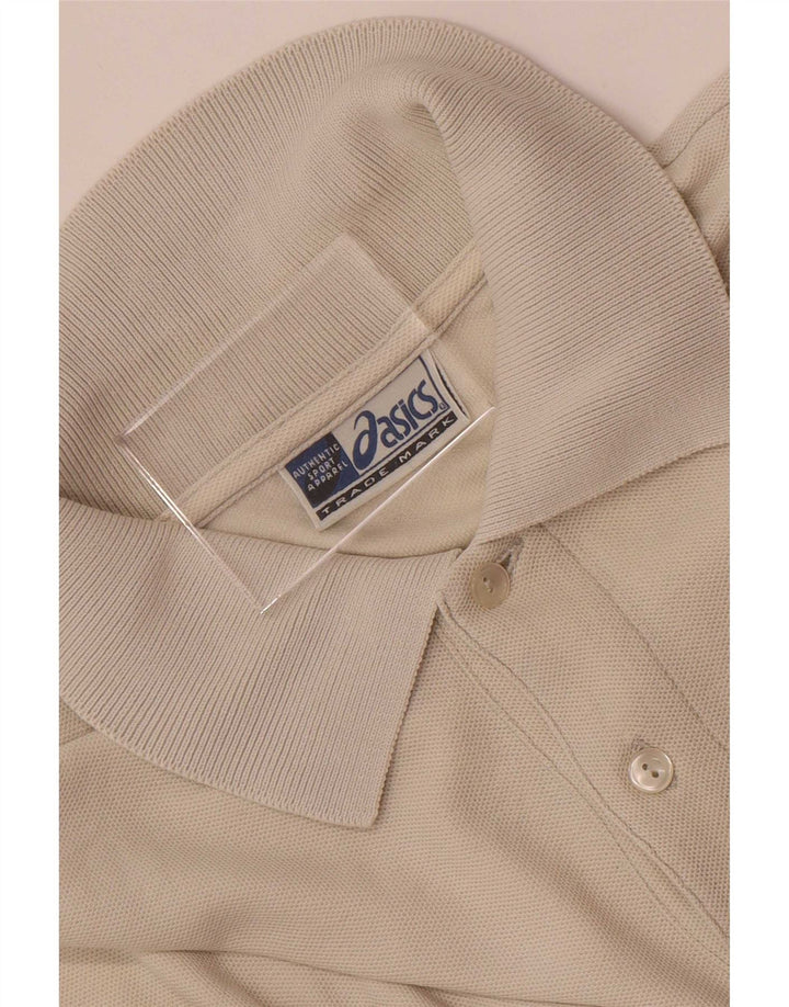Asics herre poloshirt XL Beige