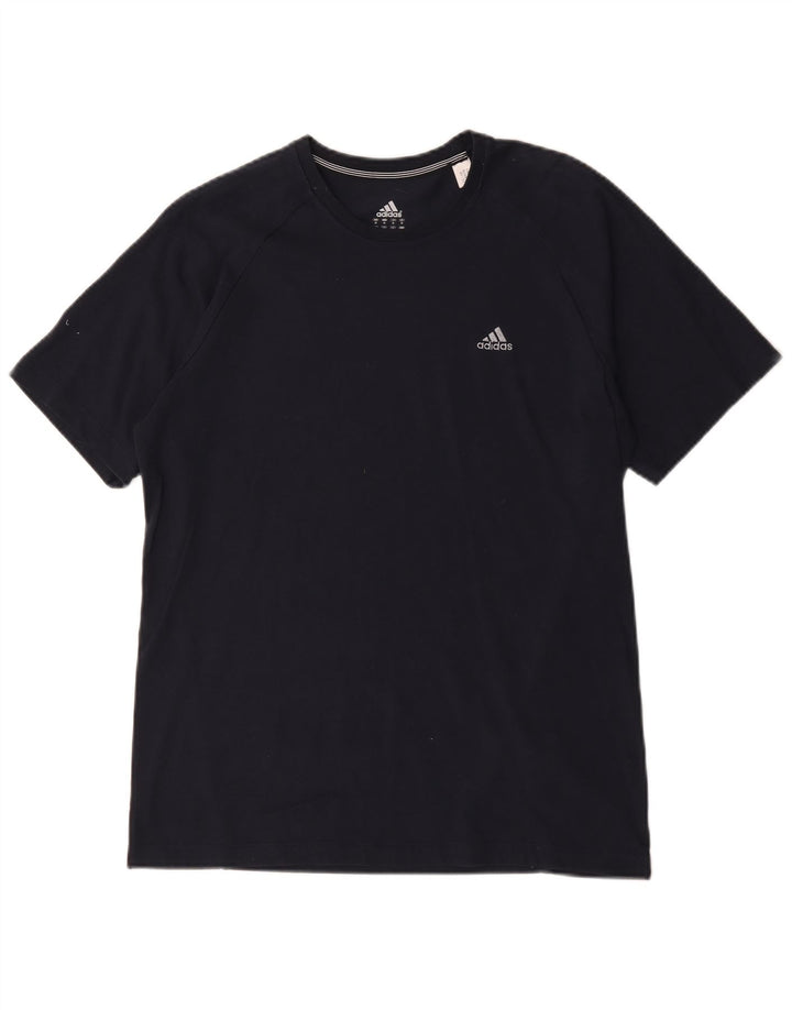Adidas Herre Clima 365 T-shirt top mellem marineblå bomuld