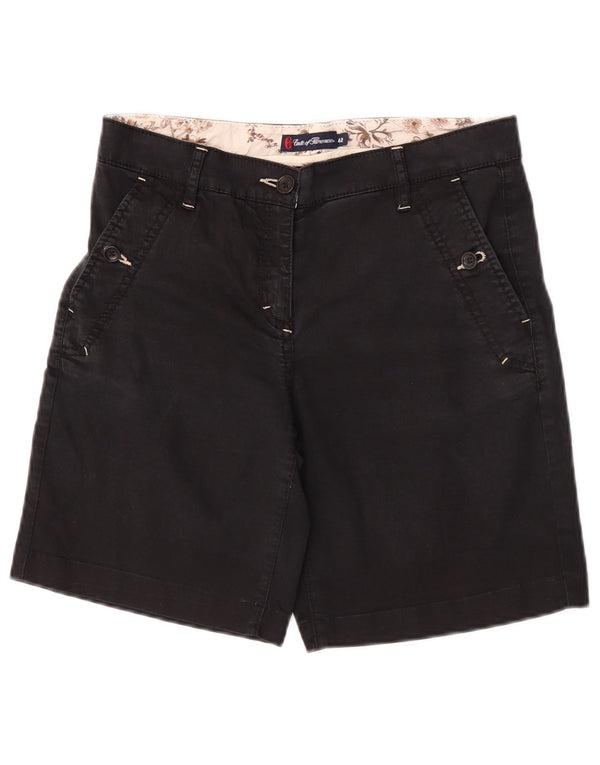 Conte of Florence Chino Shorts til kvinder IT 42 Medium W28 Sort Bomuld