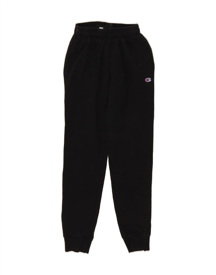 CHAMPION Mens Tracksuit Trousers Joggers Small Black Cotton Vintage Champion and Second-Hand Champion from Messina Hembry 