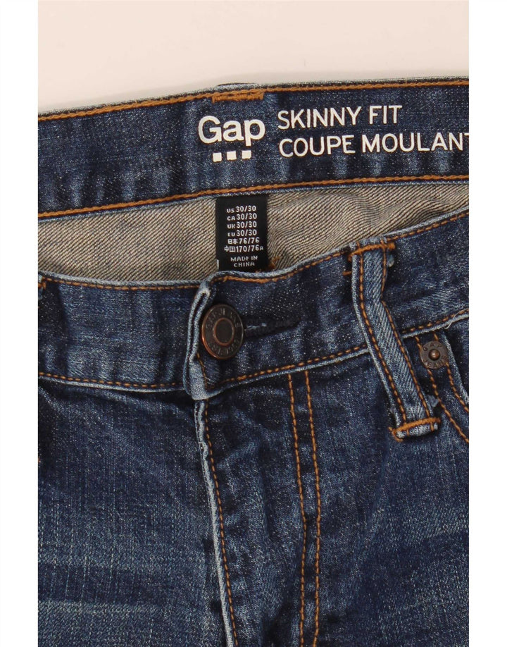 Gap Dame Skinny Jeans W30 L30 Blå Bomuld