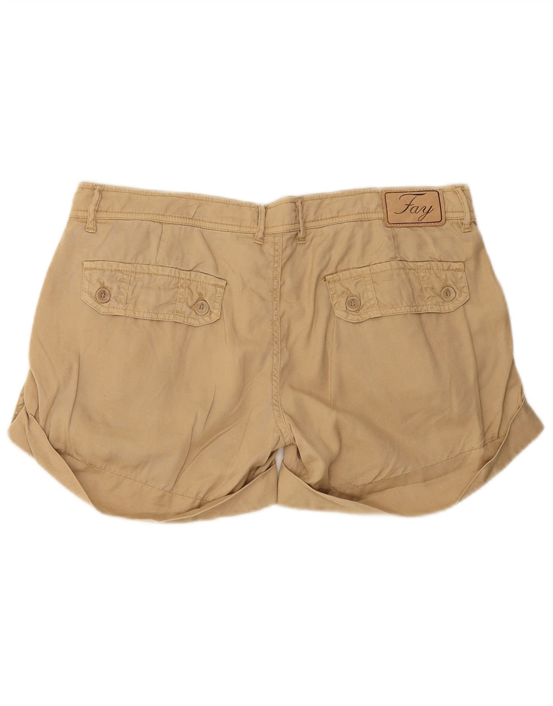 FAY Chino Shorts til kvinder W29 Medium Beige Lyocell