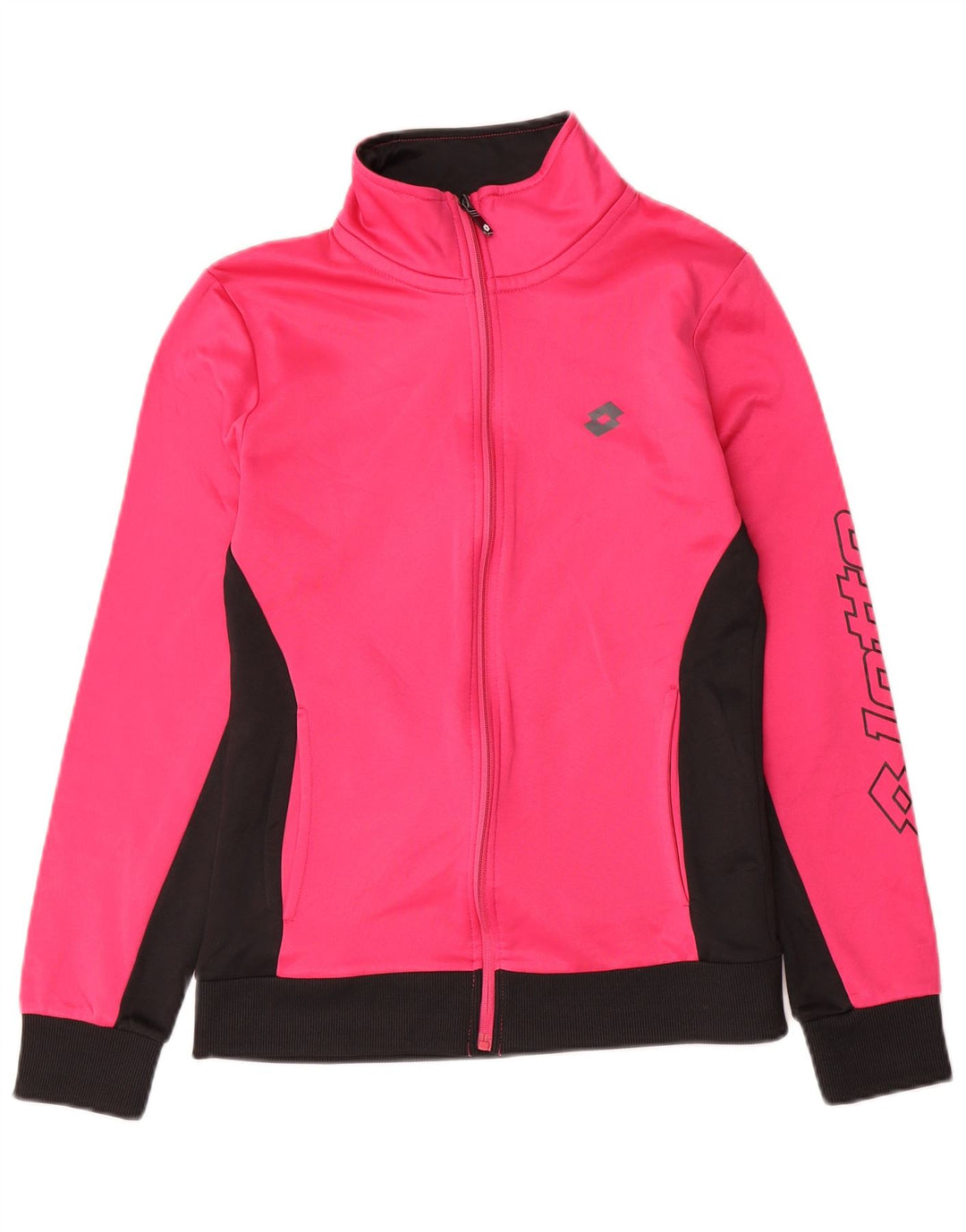 LOTTO Grafisk træningsdragt topjakke til kvinder UK 8 Small Pink Colourblock