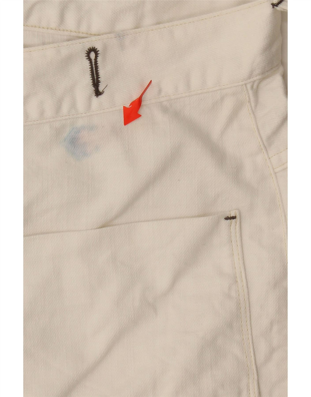 G-STAR Womens Denim Shorts W33 Large White Cotton Vintage G-Star and Second-Hand G-Star from Messina Hembry 