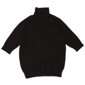 Zara Dame 3/4 ærmer rullehals sweater UK 12 Medium Sort