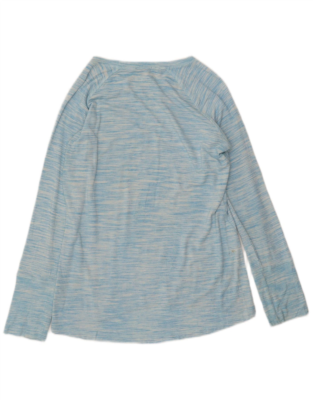 CHAMPION Dame Sweatshirt Jumper UK 14 Medium Blue Flecked Rayon