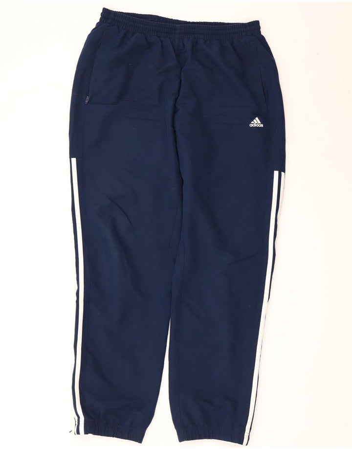 Adidas Herre træningsdragt Bukser Joggers Large Navy Blue Polyester