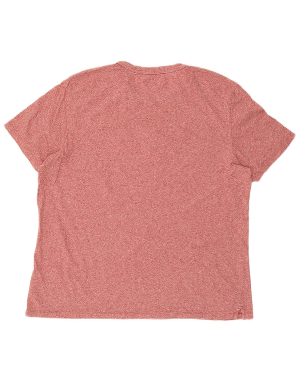 Fat Face Herre Grafisk T-Shirt Top 2XL Pink Bomuld