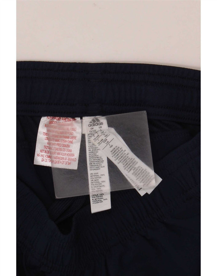 Adidas Drenge Climalite Sportsshorts 13-14 År Mørkeblå Polyester