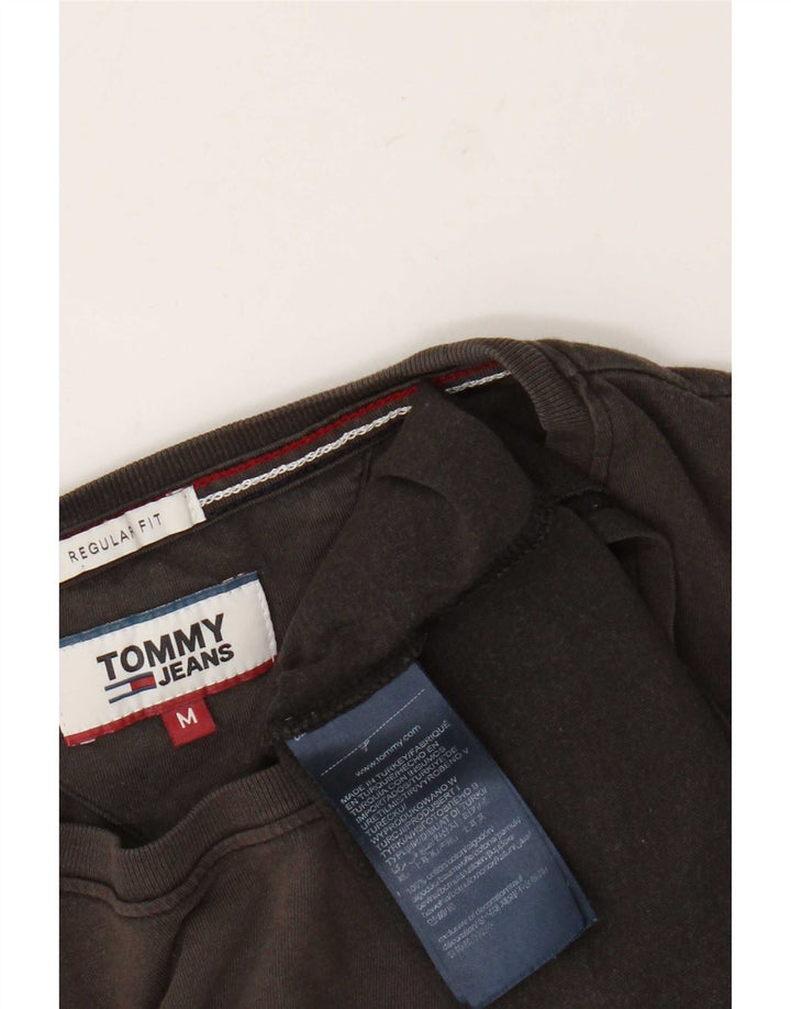 Tommy Hilfiger Herre Regular Fit T-shirt Top Medium Grey Bomuld