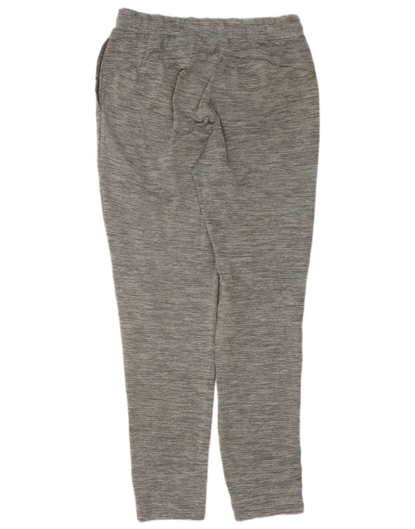 Puma Womens Tracksuit Trousers UK 12 Medium Grey Flecked Polyester