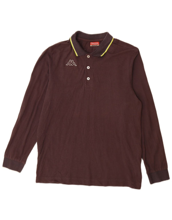 Kappa Langærmet Polo Shirt til mænd Medium Brun Bomuld