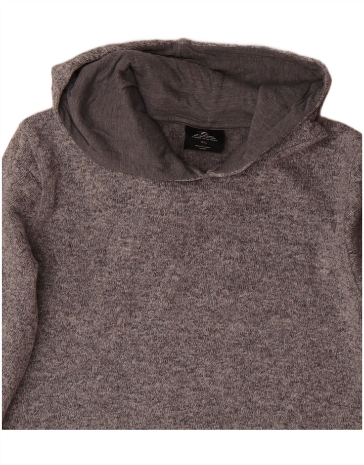 Rip Curl Dame Hoodie Jumper UK 14 Large Grå