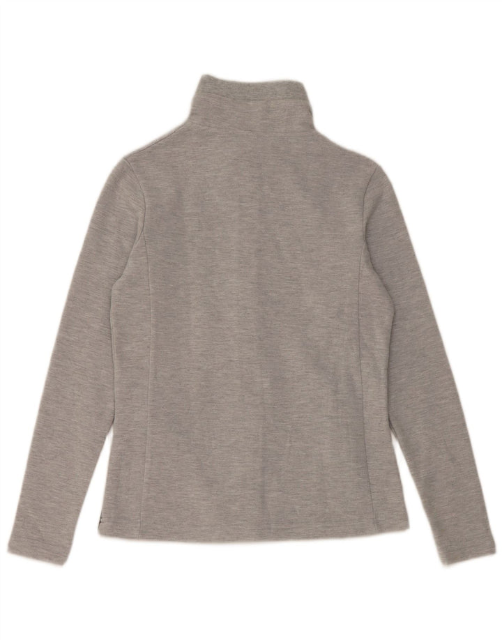 ARENA Womens Tracksuit Top Jacket UK 10 Small Grey Colourblock Cotton