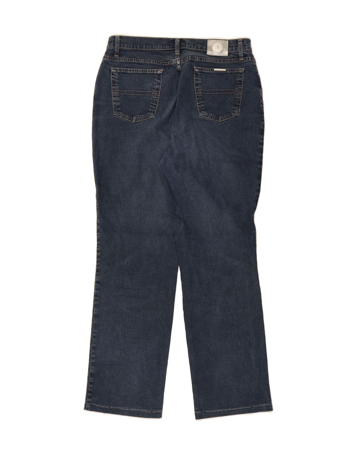 TRUSSARDI Womens Straight Jeans W33 L30 Navy Blue Cotton Vintage Trussardi and Second-Hand Trussardi from Messina Hembry 
