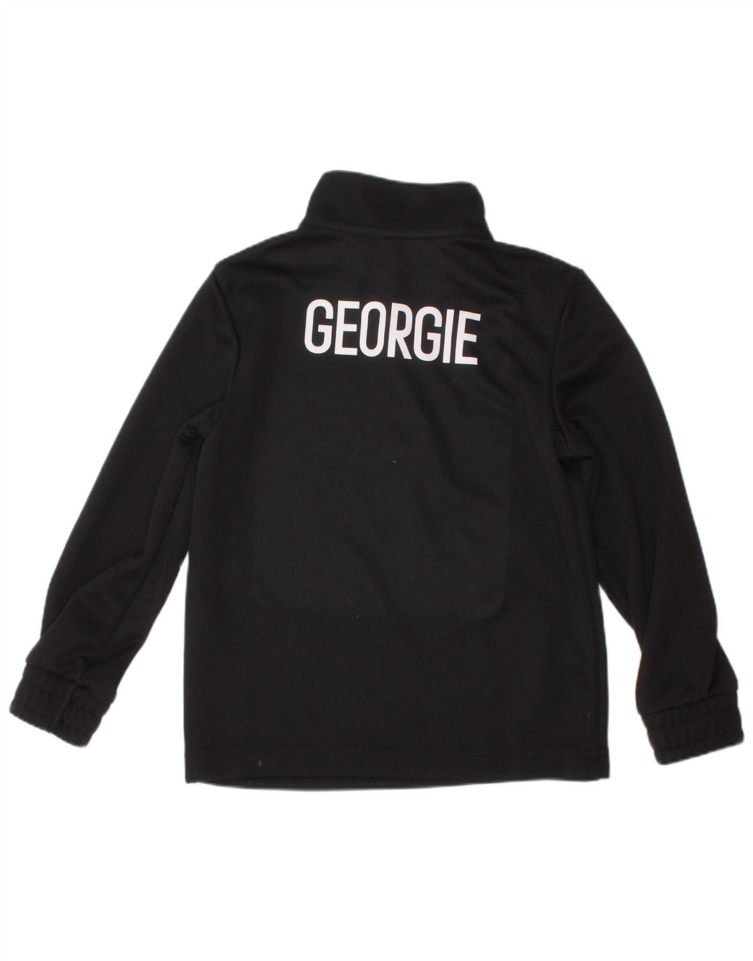 ADIDAS Boys Aeroready Graphic Pullover Træningsdragt Top 5-6 år Sort