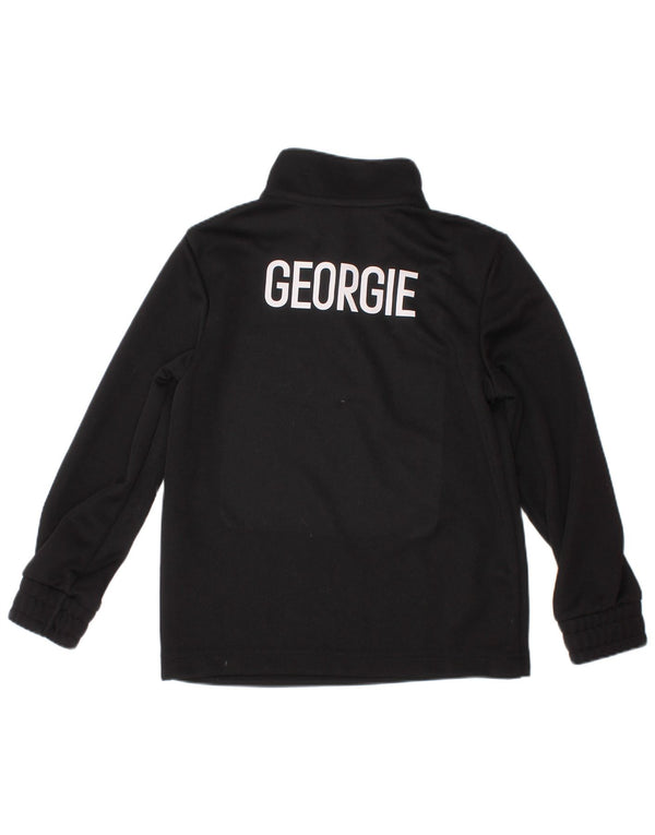 ADIDAS Boys Aeroready Graphic Pullover Træningsdragt Top 5-6 år Sort