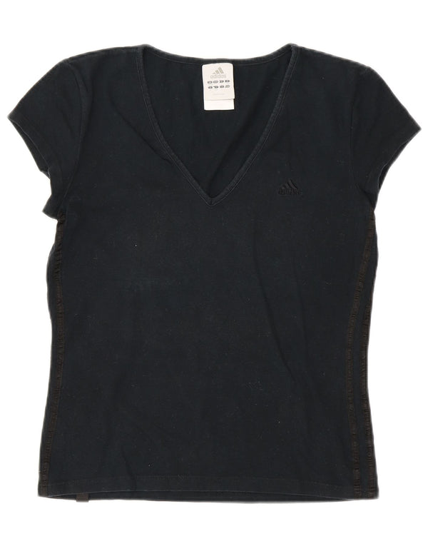 ADIDAS T-shirt top til kvinder DK 10 Lille sort bomuld