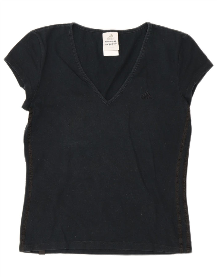 ADIDAS T-shirt top til kvinder DK 10 Lille sort bomuld