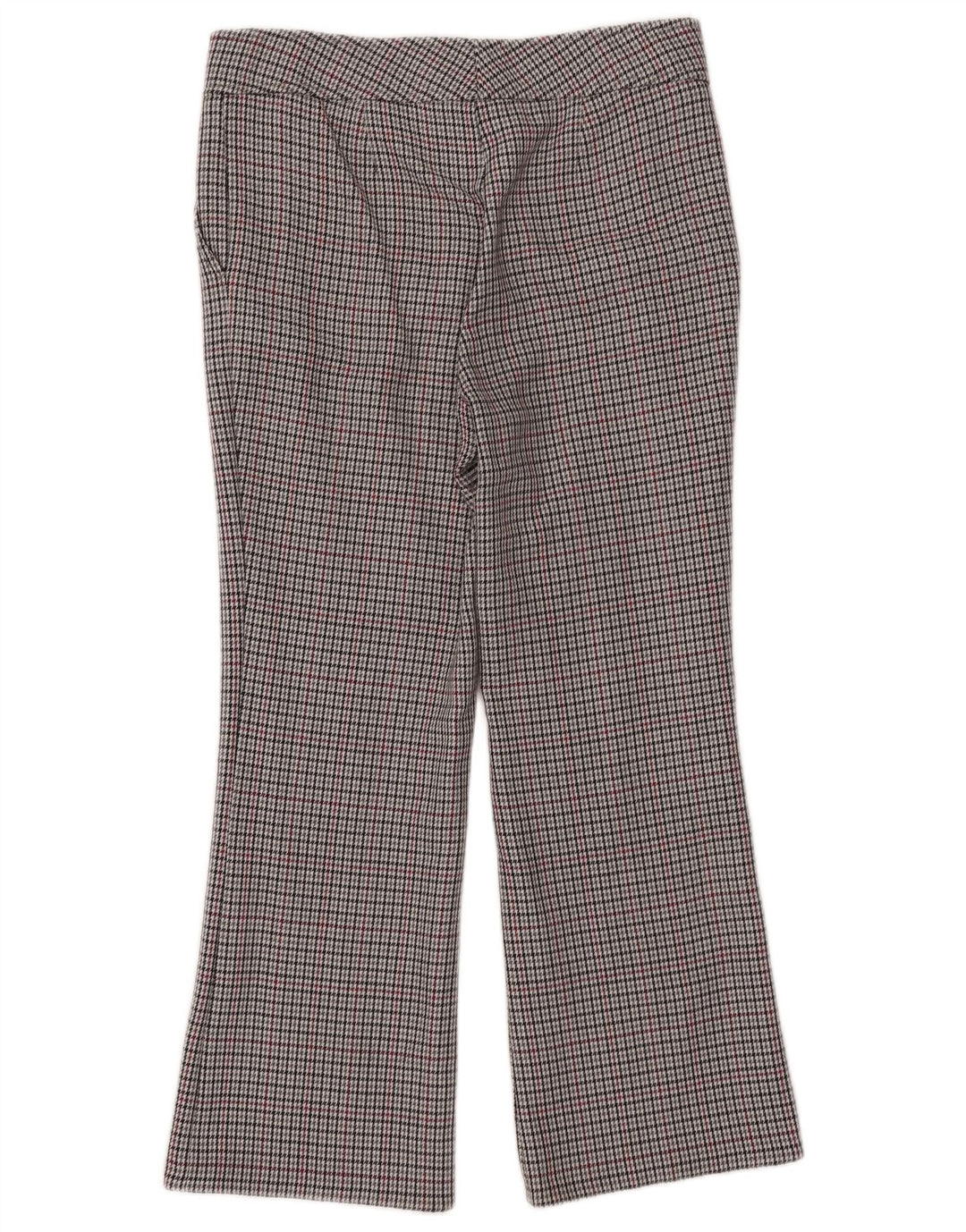 Hugo Boss jakkesætsbukser til kvinder UK 12 Medium W32 L27 Grå Houndstooth