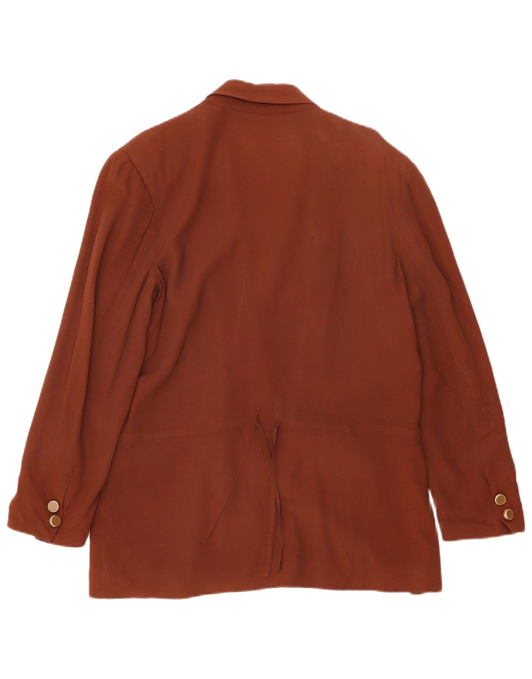Edwige Fenech Dame Dobbeltradet Blazer Jacket IT 44 Medium Brun