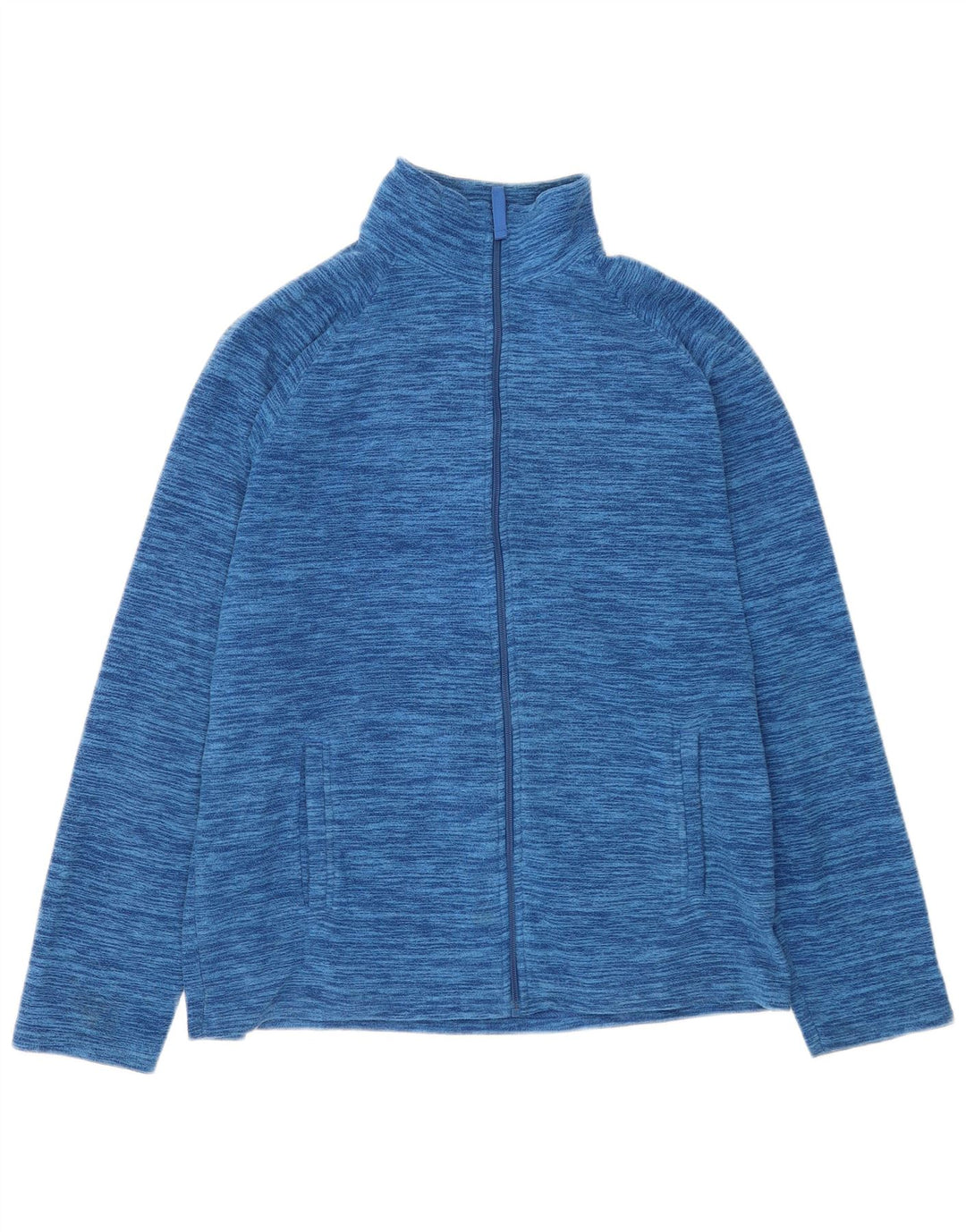 Mountain Warehouse Fleecejakke til mænd UK 38 Medium Blue Flecked Polyester