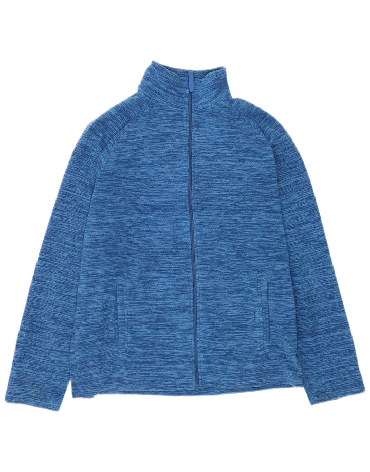 Mountain Warehouse Fleecejakke til mænd UK 38 Medium Blue Flecked Polyester