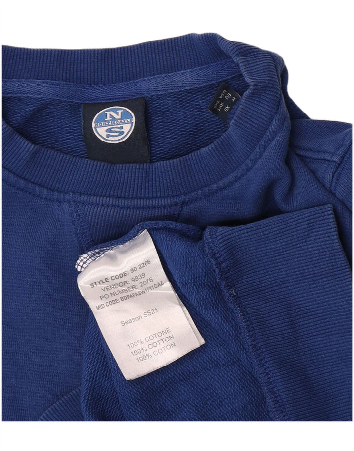 North Sails Herre Sweatshirt Jumper 2XS Blå Bomuld