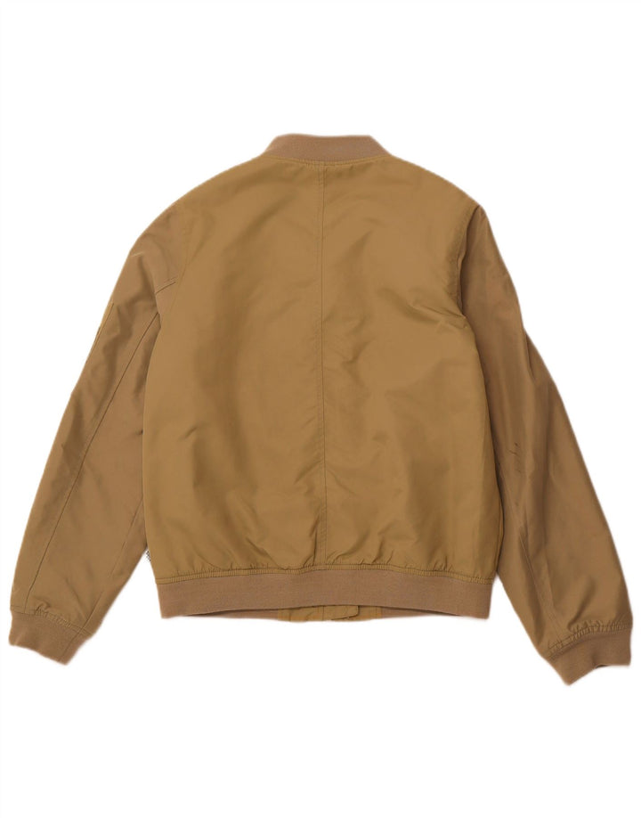 VANS Boys Bomber Jacket 12-13 År Stor Khaki Nylon