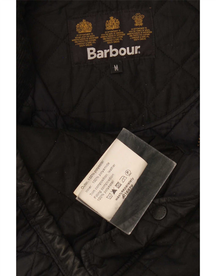 Barbour Herre quiltet jakke UK 38 Medium Sort Polyester