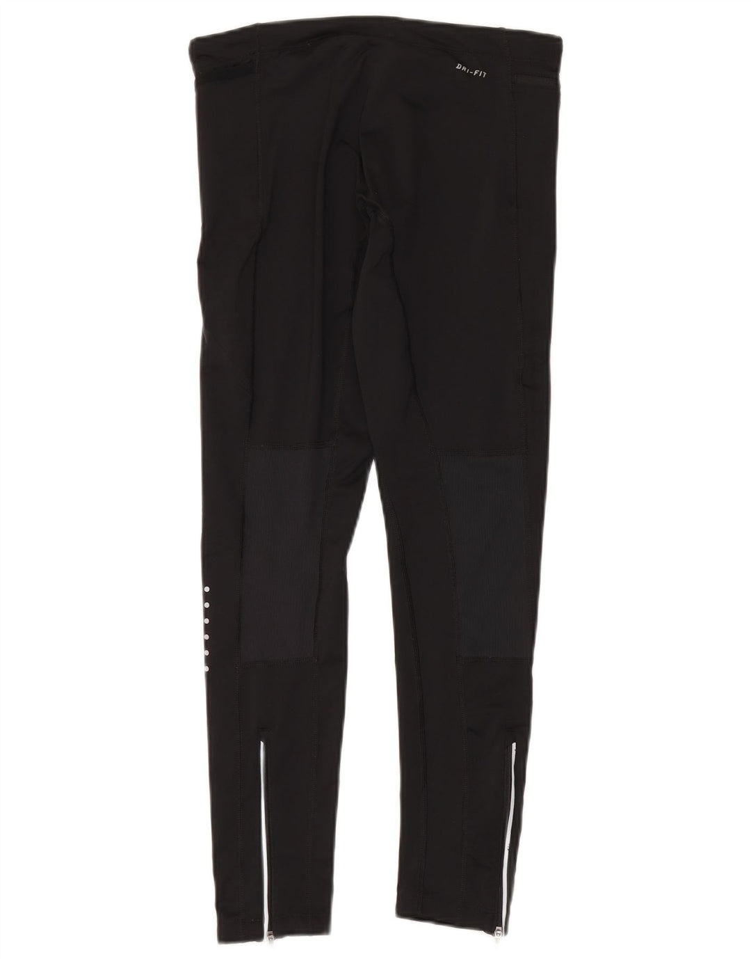Nike Dame Leggings UK 14 Medium Sort Polyester Sports