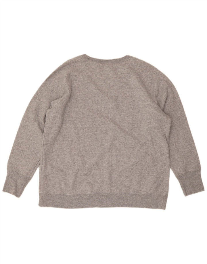 Champion Herre Grafisk Sweatshirt Jumper XL Grå Polyester