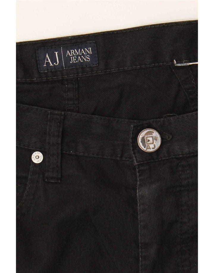 Armani Straight Casual Bukser til mænd W32 L28 Sort