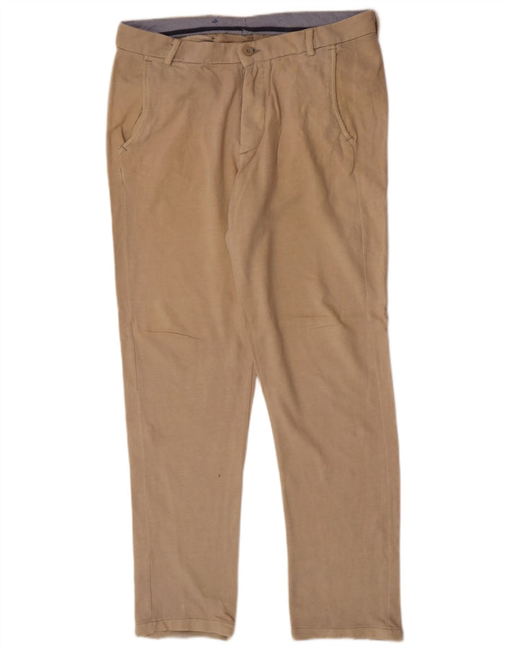 Zara Herre Slim Fit Chino Bukser Medium W34 L32 Beige