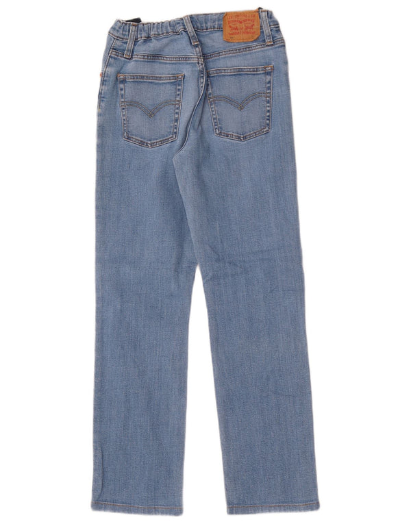 Levi's Boys 501 Distressed Straight Jeans 13-14 år W28 L27 Blå