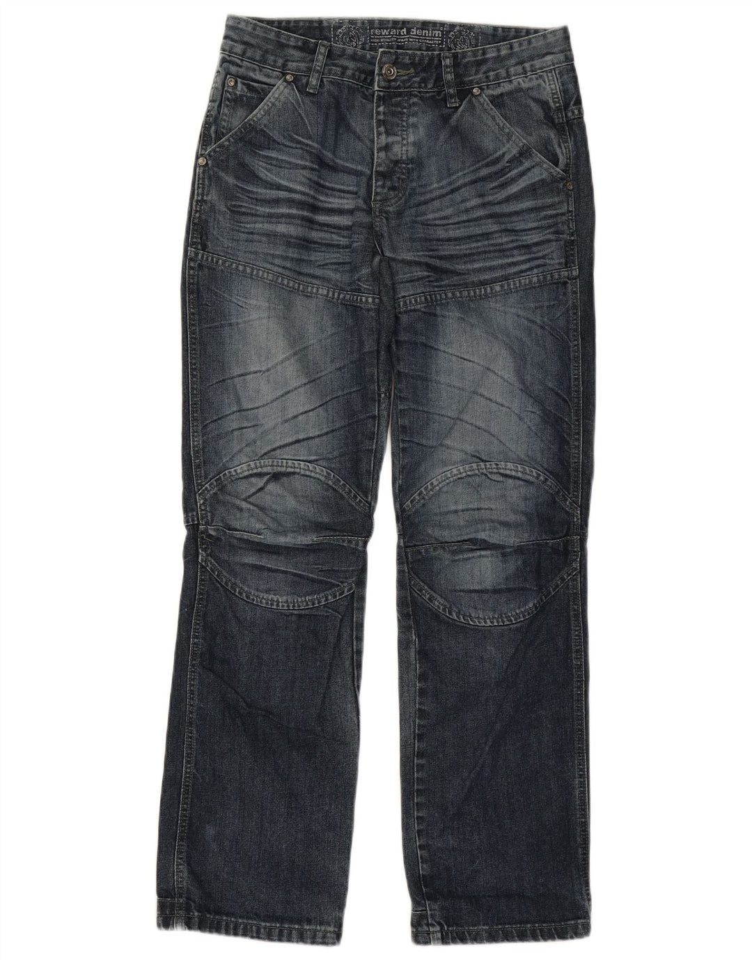 Belønning Straight Jeans til mænd W32 L32 Marineblå