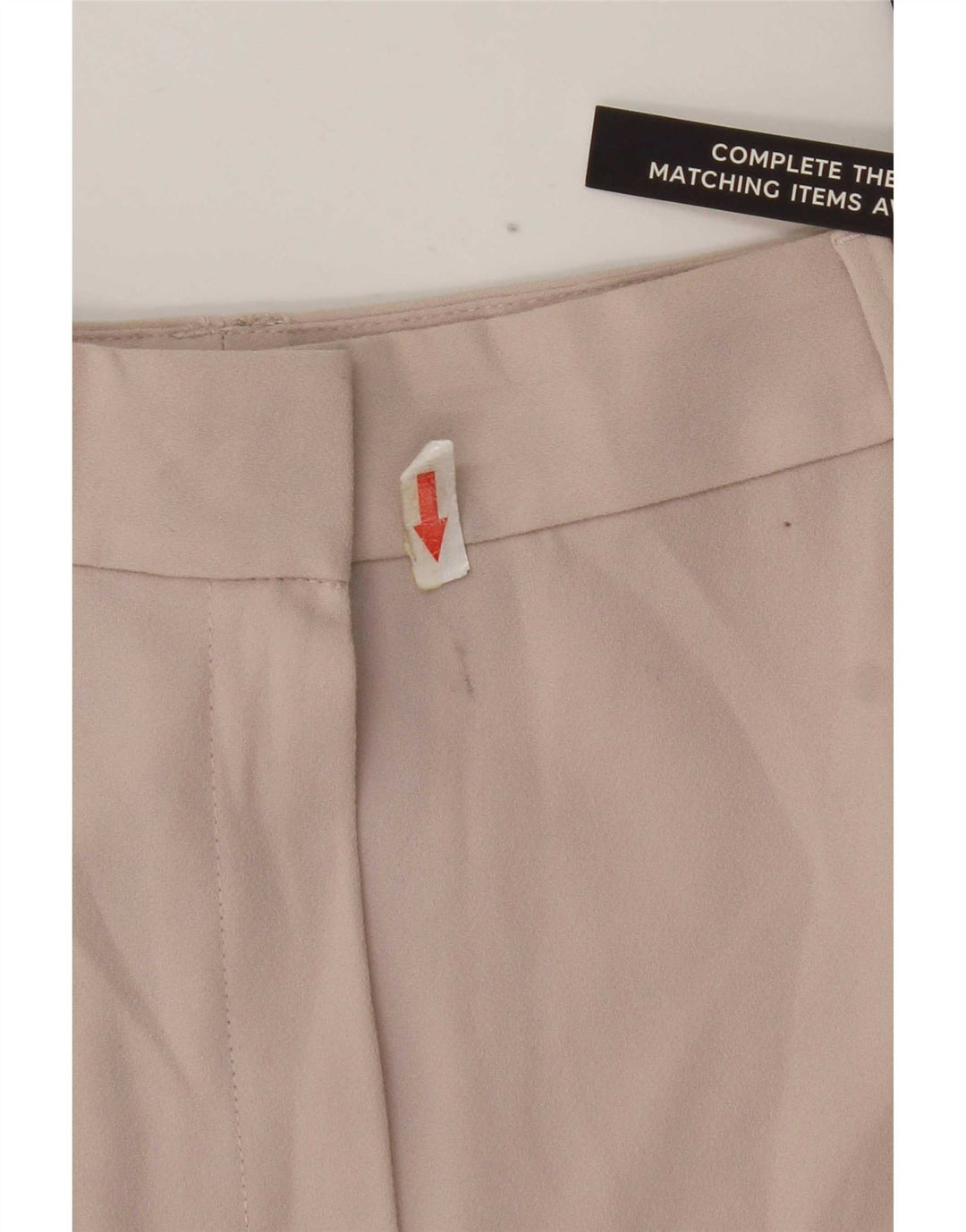 Marks & Spencer Chino Shorts til kvinder UK 12 Medium W30 Beige Polyester