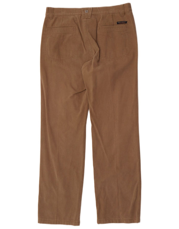 Navigare Herre Lige Casual Bukser IT 50 Large W34 L32 Beige Bomuld