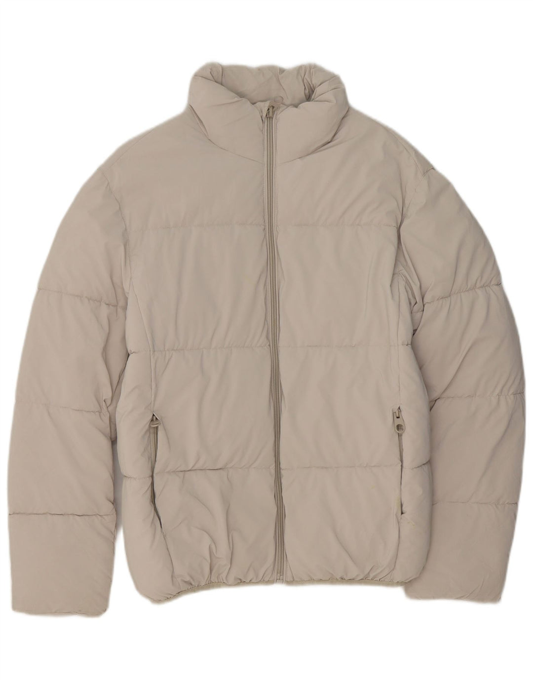 ZARA Polstret jakke til mænd UK 36 Lille beige polyester