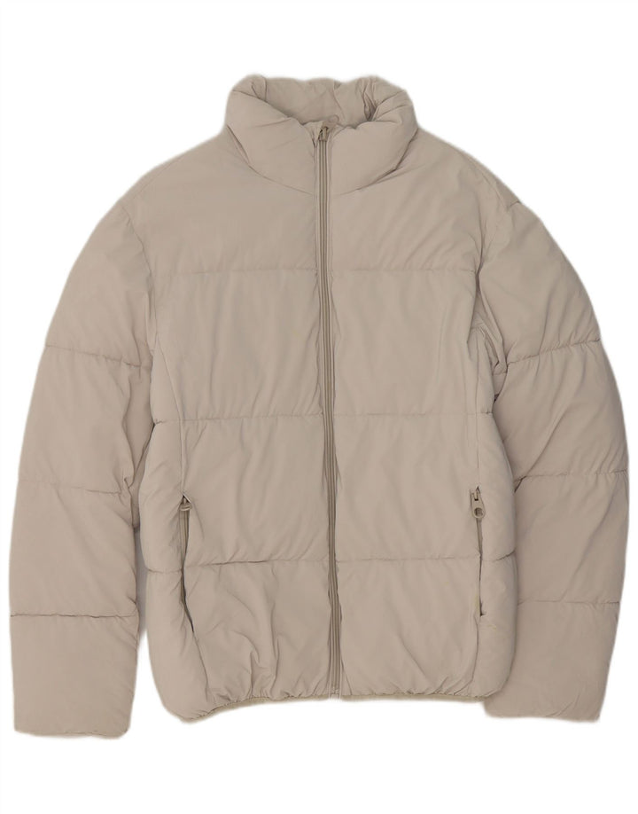 ZARA Polstret jakke til mænd UK 36 Lille beige polyester
