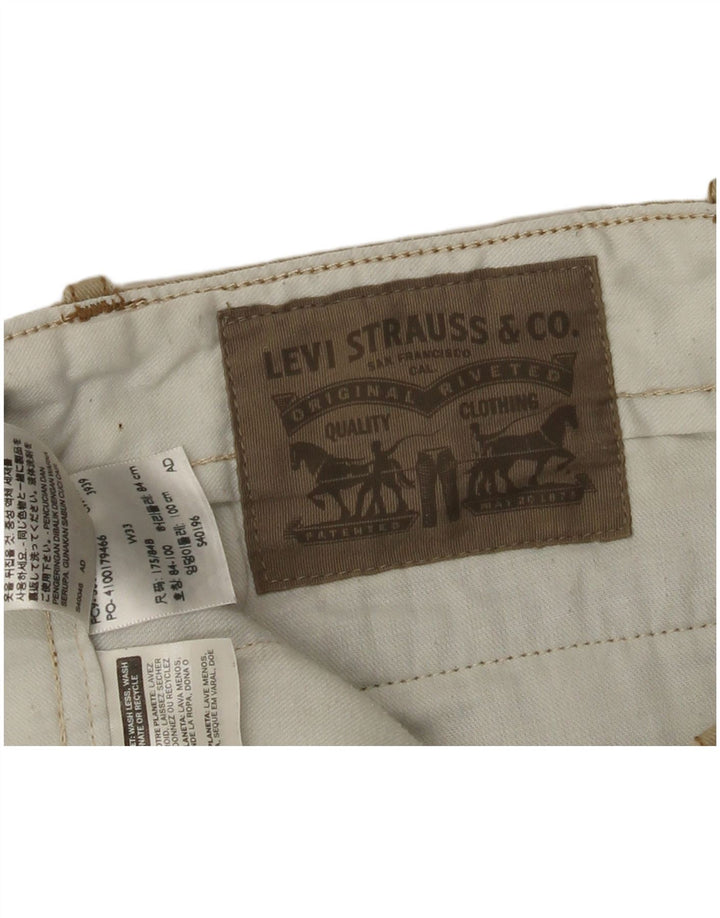 LEVI'S Chino Shorts til mænd W33 Medium Beige Bomuld