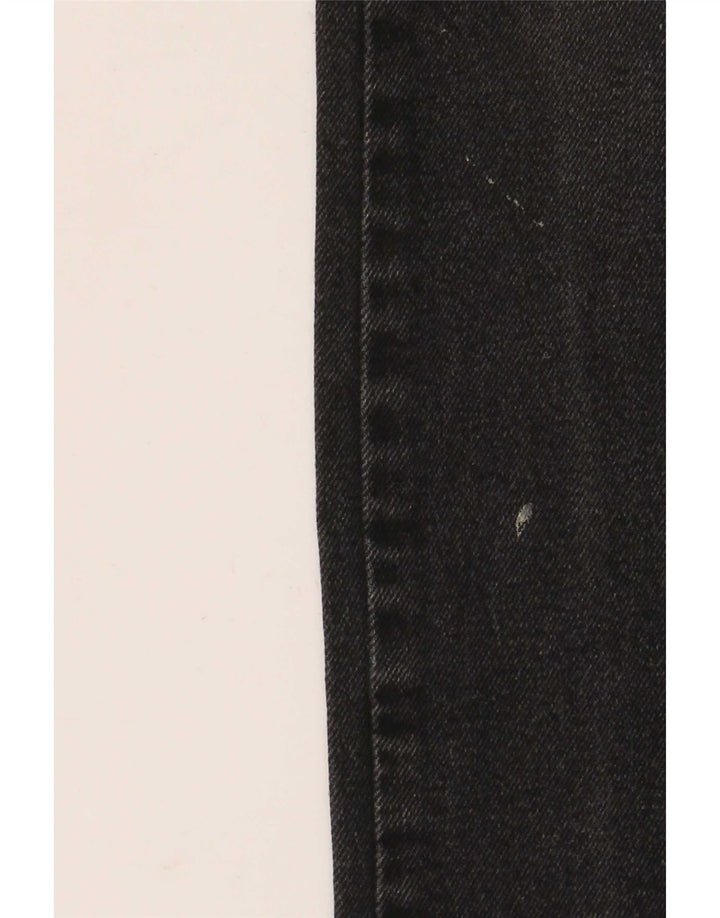 Wrangler Straight Jeans til mænd W32 L34 Sort bomuld