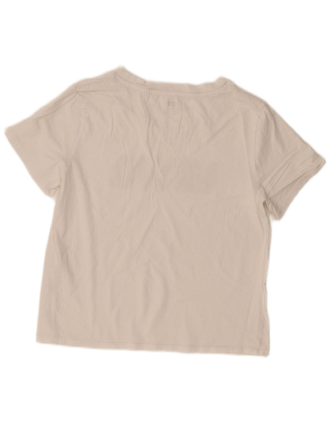 Levi's Dame Grafisk T-Shirt Top UK 10 Small White