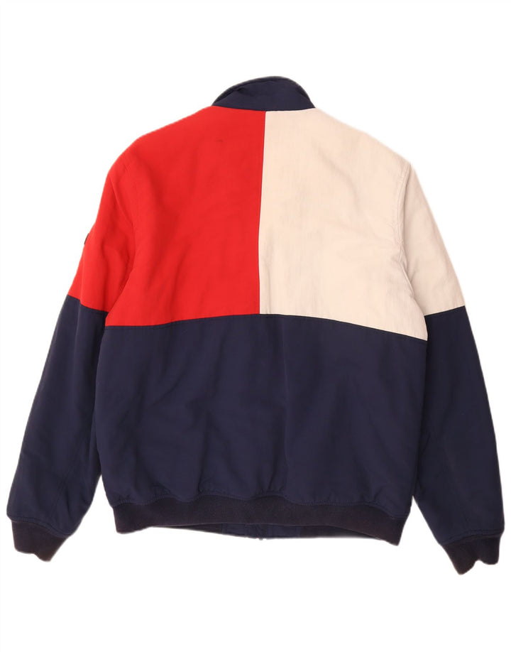 Tommy Hilfiger Bomberjakke til mænd UK 40 Stor flerfarvet Colourblock