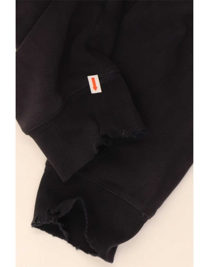 Carhartt Hættetrøje med lynlås til mænd Medium marineblå bomuld