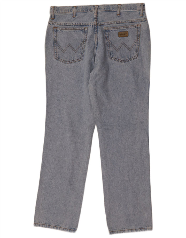 Wrangler Straight Jeans til mænd W36 L30 blå bomuld