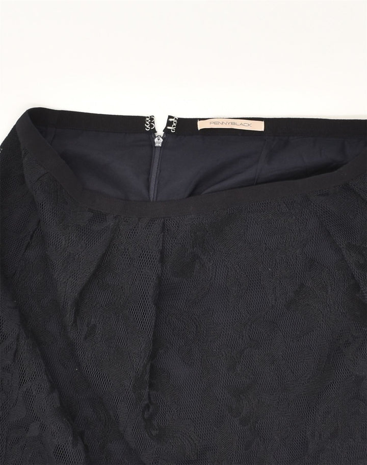 PENNY BLACK Womens Mini Skirt W28 Medium Black Floral | Vintage Penny Black | Thrift | Second-Hand Penny Black | Used Clothing | Messina Hembry 