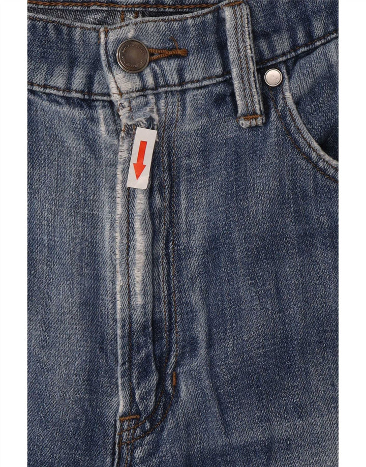 Marks & Spencer Straight Jeans til mænd W32 L31 Blå bomuld